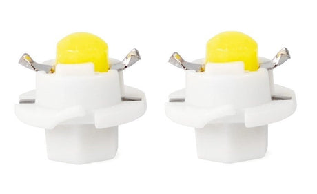 B8.4d auto lamp 2 stuks wit | LED dashboardverlichting - klokken - schakelaars | 12V DC - LEDPLANET.NL