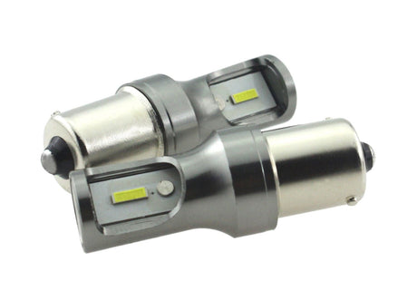 BA15S - 1156 - autolamp set | 2x 2 - SMD LED daglichtwit 6000K | 12V DC - LEDPLANET.NL
