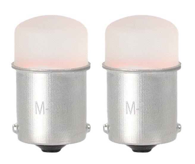 BA15S - 1156 - autolamp set - rood | R5W - R10W - 5007 - 2x 9 - SMD LED | 3 Watt - 12V DC - LEDPLANET.NL