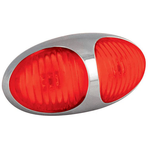 Red LED marker light | 12-24V | 10cm cable | 37CRM2P