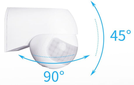 Bewegingssensor 400W infrarood - wit opbouw 70x55x77mm - 12m detectie - 230V IP44 - LEDPLANET.NL