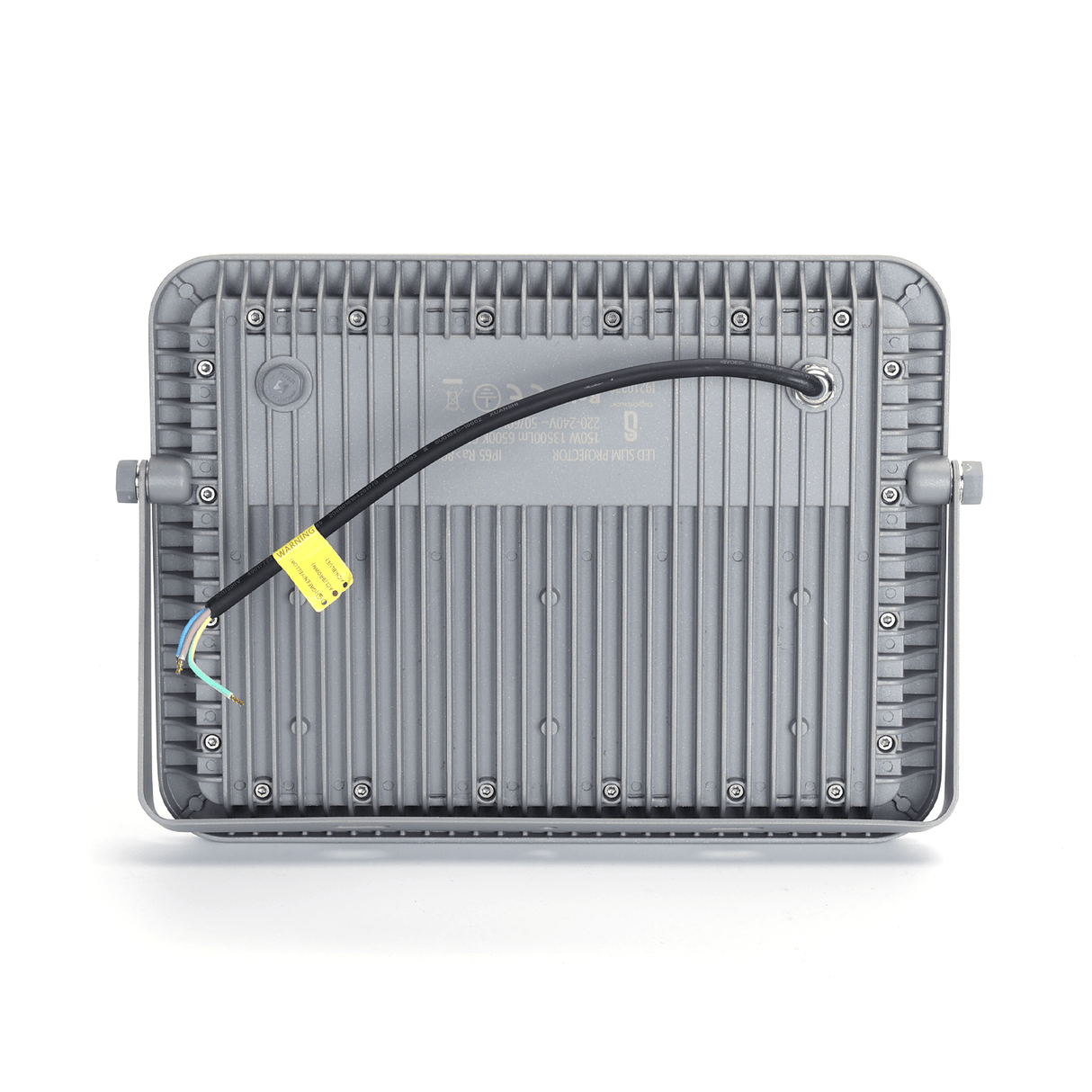 Buitenlamp grijs | LED bouwlamp 100W=900W schijnwerper | daglichtwit 6500K - 90° lichthoek | waterdicht IP65 - LEDPLANET.NL