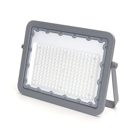 Buitenlamp grijs | LED bouwlamp 100W=900W schijnwerper | koelwit 4000K - 90° lichthoek | waterdicht IP65 - LEDPLANET.NL