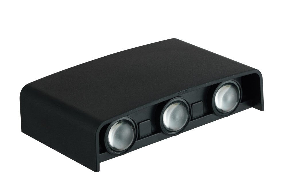 Außenleuchte mit Lichtquelle - Wandleuchte - 450lm 2000K/2700K/4000K - Schwarz - IP65