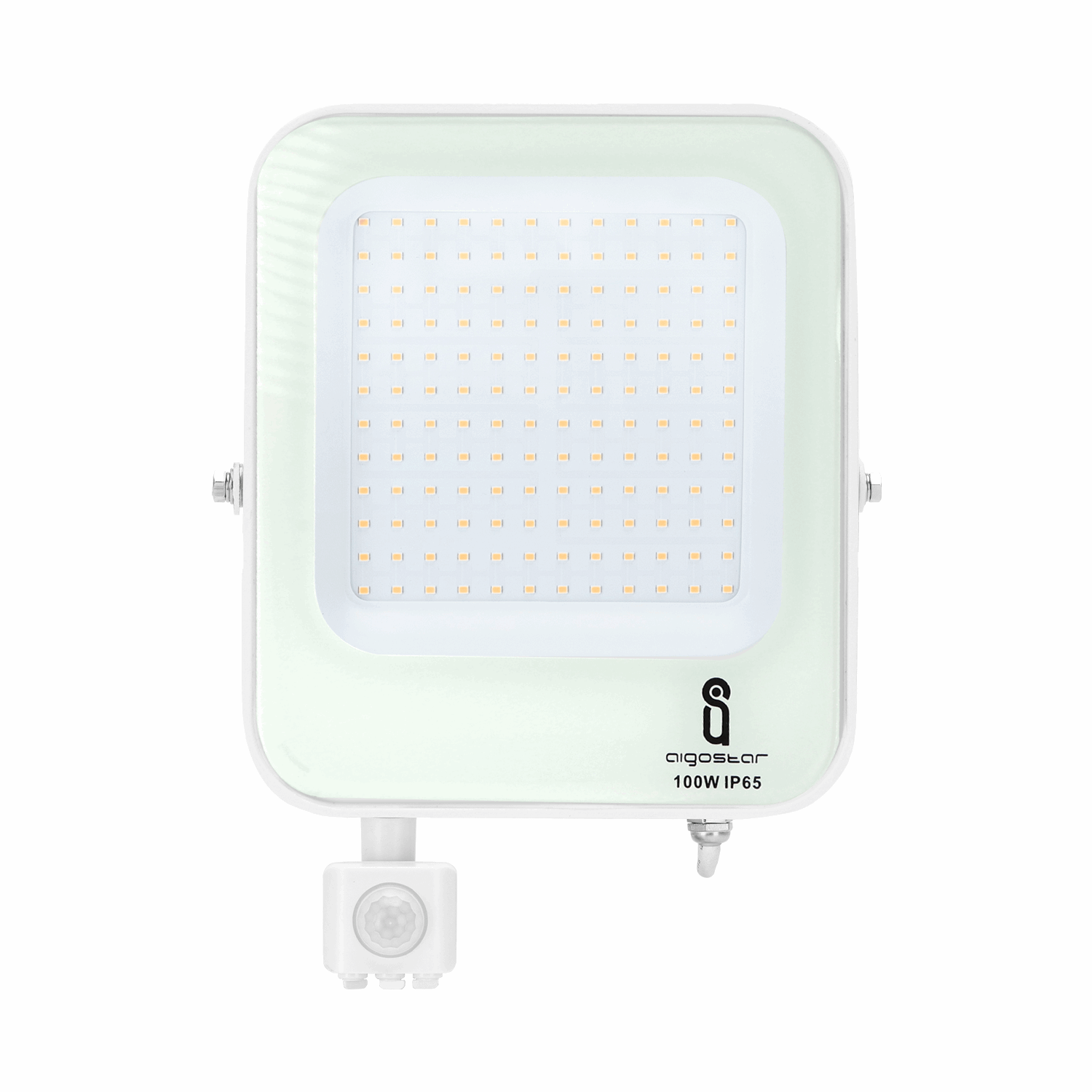 Buitenlamp wit met IR bewegingssensor | LED 100W~8900Lm=900W schijnwerper | daglichtwit 6500K | waterdicht IP65 - LEDPLANET.NL