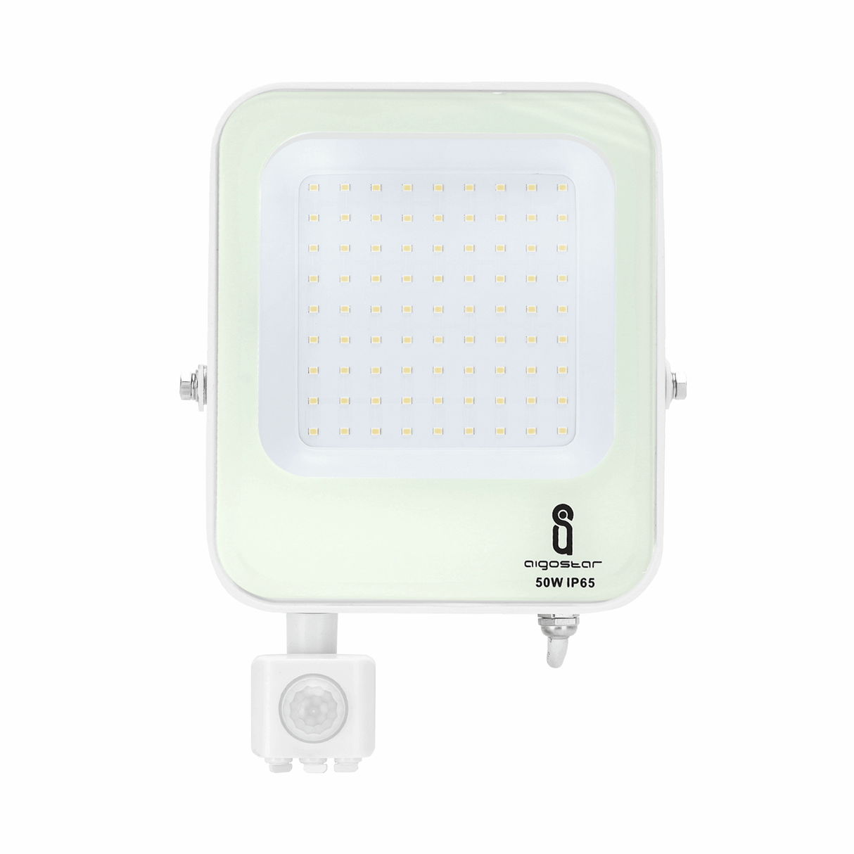 Buitenlamp wit met IR bewegingssensor | LED 50W~4700Lm=500W schijnwerper | daglichtwit 6500K | waterdicht IP65 - LEDPLANET.NL