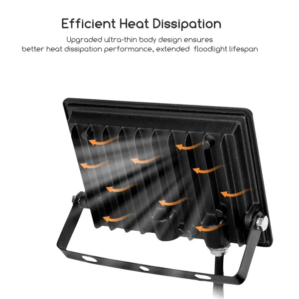 Buitenlamp zwart | LED 10W~900Lm = 100W traditionele verlichting | IP65 4000K 230V - LEDPLANET.NL