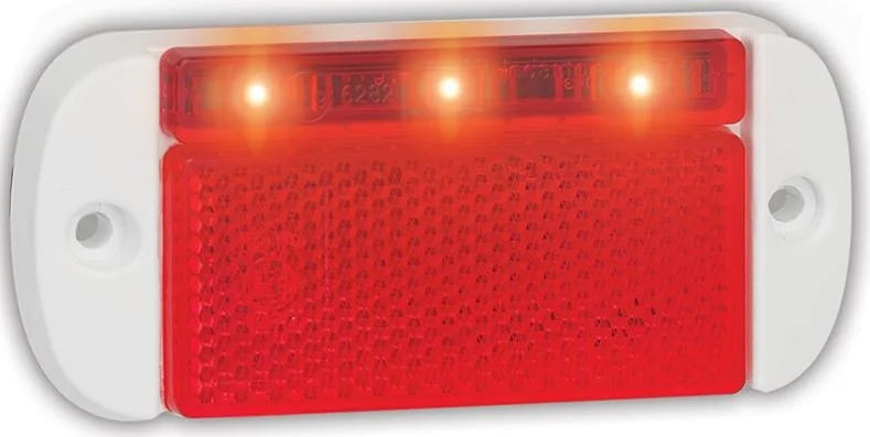 Rote LED-Begrenzungsleuchte | 12-24V | 50cm Kabel | 44WRME
