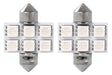 C5W autolamp 2 stuks 31mm blauw | LED festoon SV8.5 0.68W - 12V DC - LEDPLANET.NL