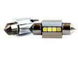 C5W autolamp 2 stuks | LED festoon 31mm | 4 - SMD 2W - 6000K - heatsink | CAN - BUS 12V DC - LEDPLANET.NL