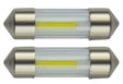 C5W autolamp 2 stuks | LED festoon 31mm | COB warmwit 3000K | 12 Volt - 2 Watt - LEDPLANET.NL