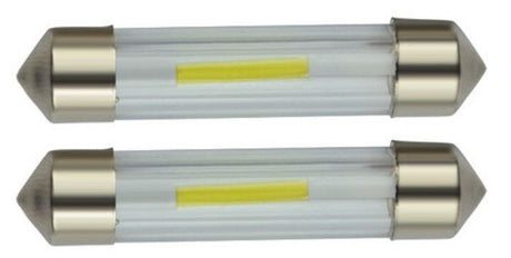 C5W autolamp 2 stuks | LED festoon 41mm | COB warmwit 3000K | 12 Volt - 2 Watt - LEDPLANET.NL