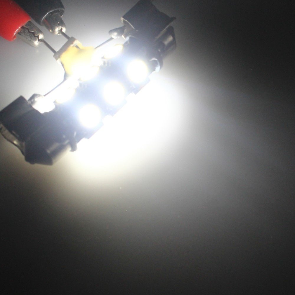 C5W autolamp 2 stuks | LED festoon 43mm | 12 - SMD daglichtwit 6000K | 12 Volt - 3W - LEDPLANET.NL