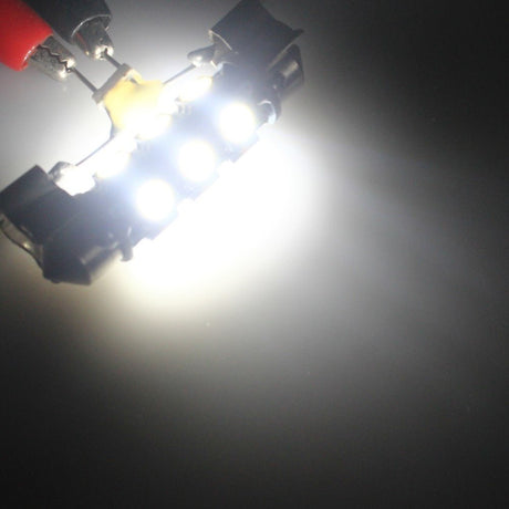 C5W autolamp 2 stuks | LED festoon 43mm | 12 - SMD daglichtwit 6000K | 12 Volt - 3W - LEDPLANET.NL
