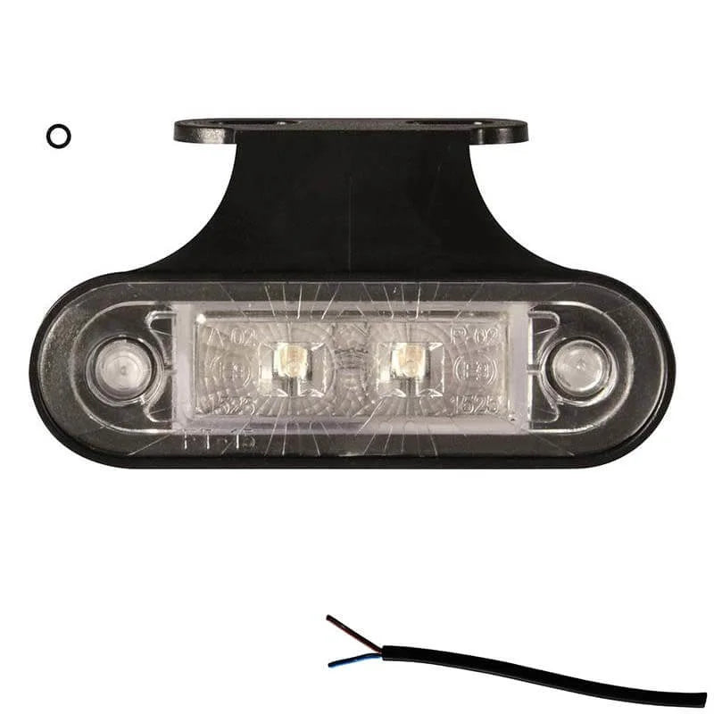 LED marker light white | 12-24V | 50cm cable | M10MV-400W