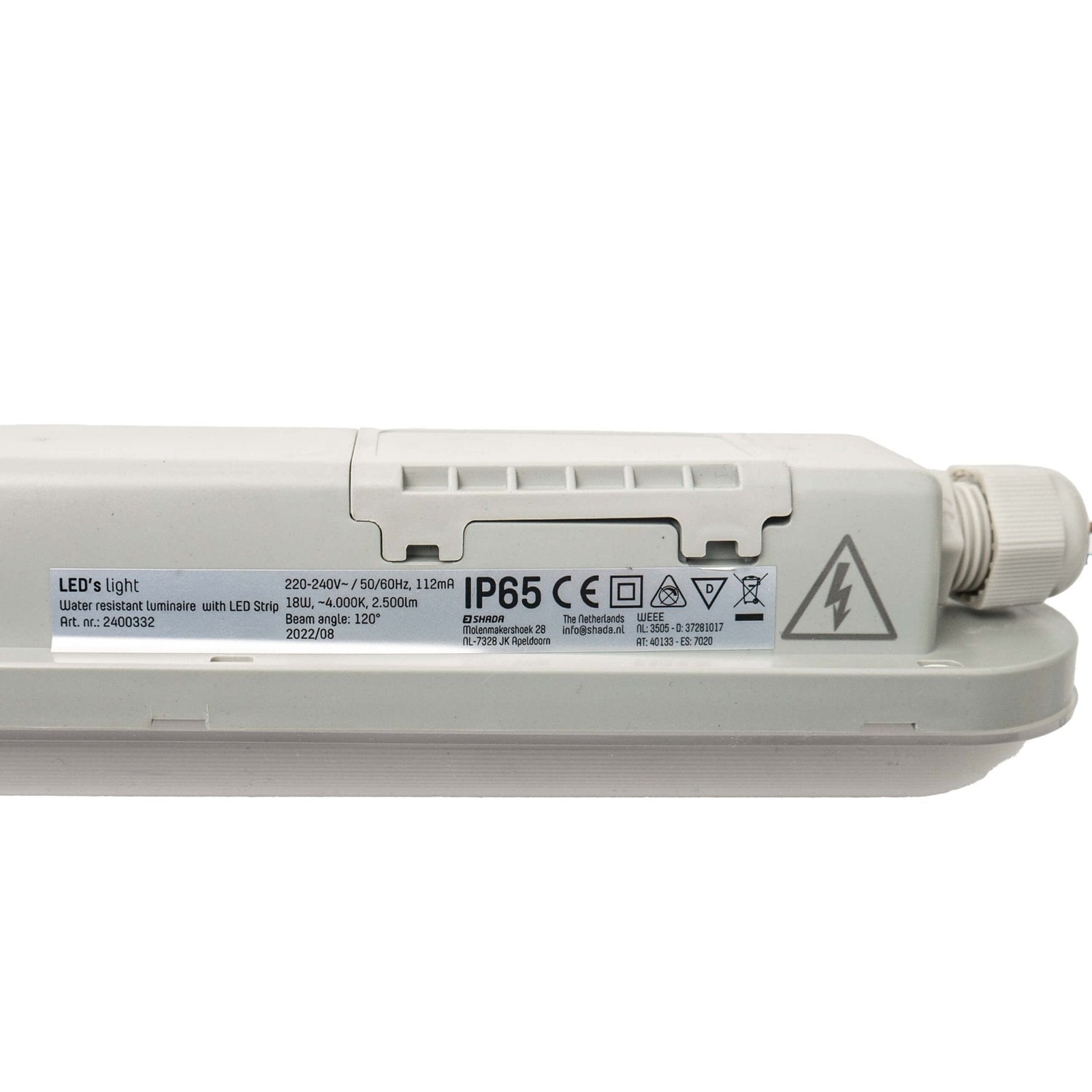 4 PACK - LED's Light Universele LED TL verlichting compleet 120 cm - voor binnen en buiten - 2500 lm