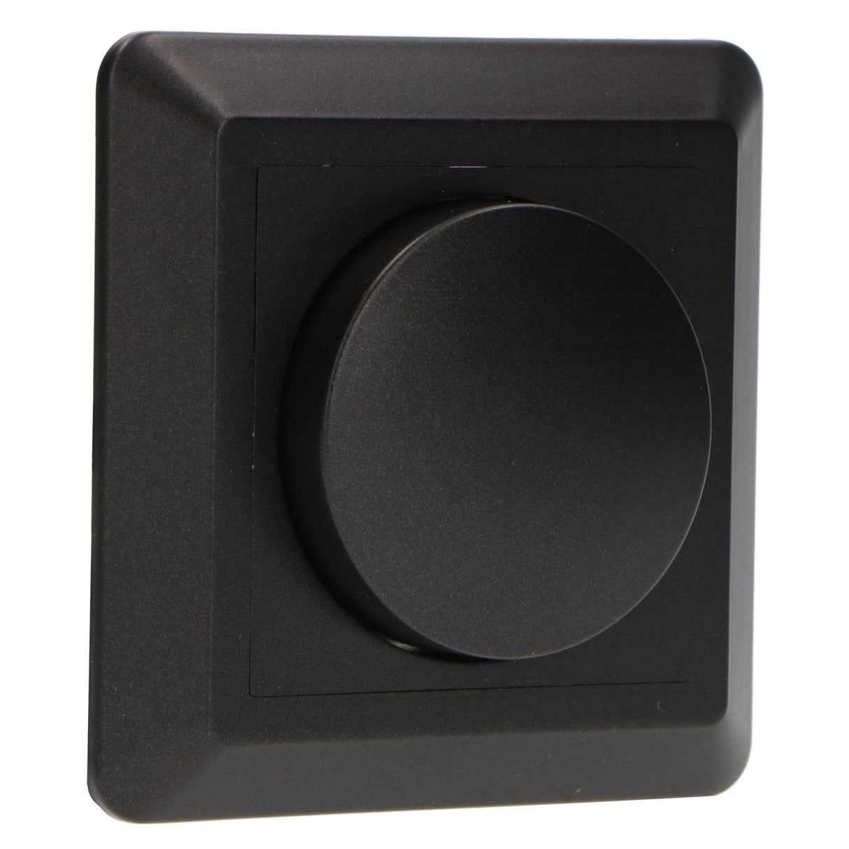 LED-Licht-Komplettdimmerknopf mit Rahmen – Schwarz – Passend für Rahmen von GIRA, JUNG, Busch-Jaeger