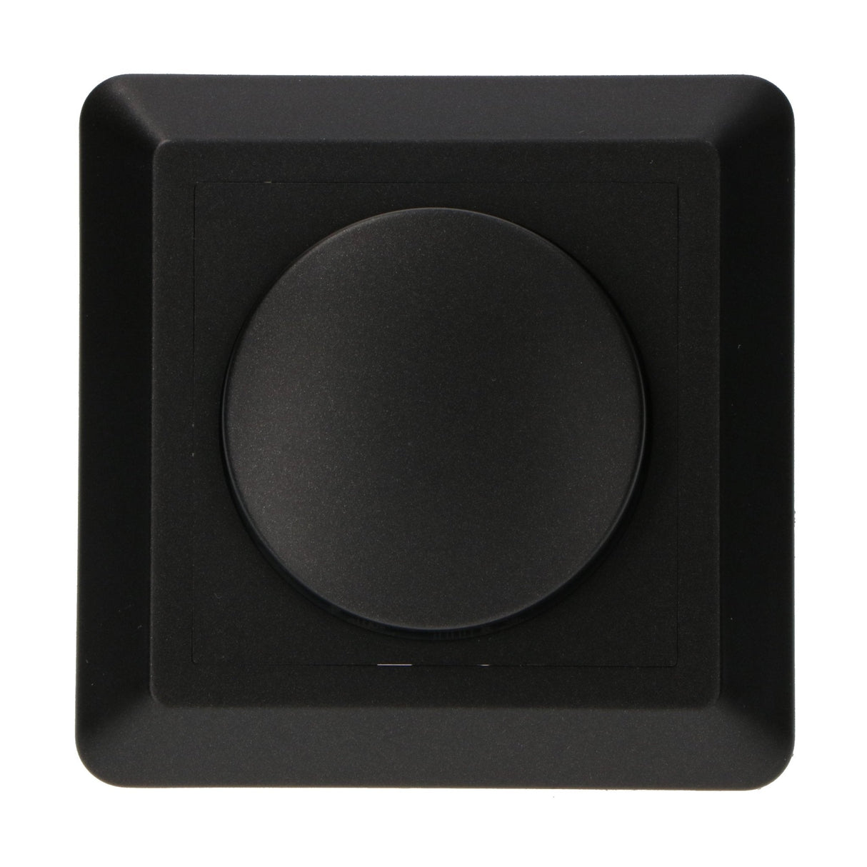LED-Licht-Komplettdimmerknopf mit Rahmen – Schwarz – Passend für Rahmen von GIRA, JUNG, Busch-Jaeger