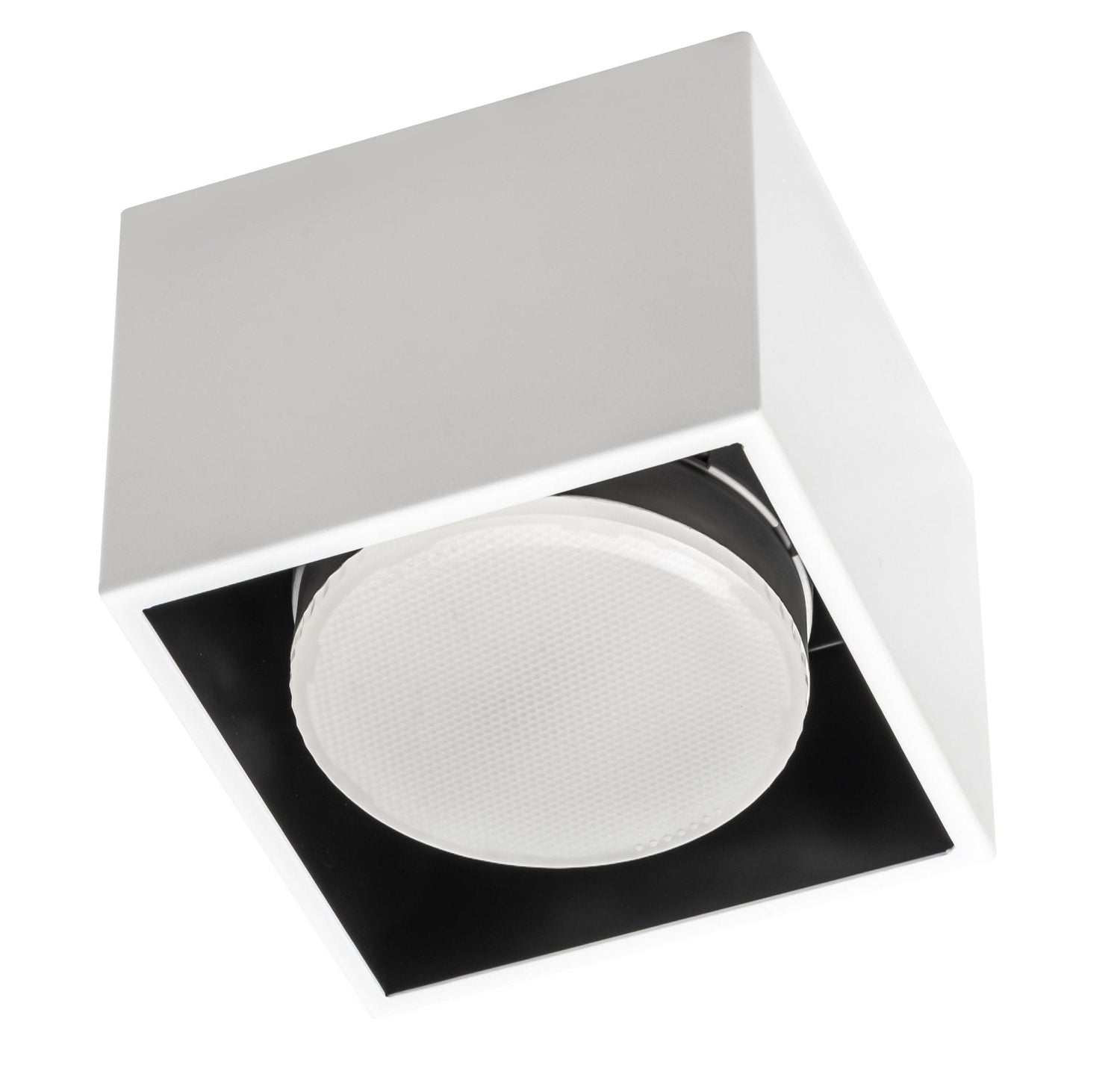 LED's Light Cube LED Ceiling Lamp - 1 light point - Rotatable light - Steel - 10 x 8 cm - White