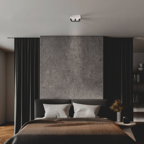 LED's Light Cube LED Ceiling Lamp - 4 light points - Rotatable light - Steel - 20 x 20 cm - White
