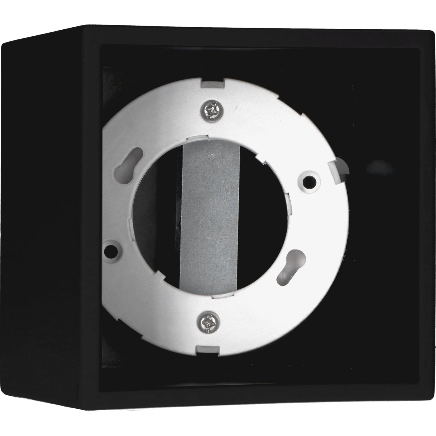 Cube ceiling lamp with 1 light point - Rotatable light - Steel - 10 x 8 cm - Black