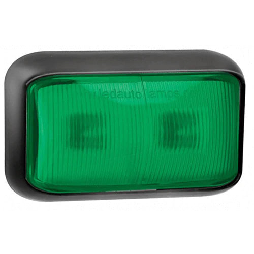 Grüne LED-Begrenzungsleuchte | 12-24V | 40cm Kabel | 58GME