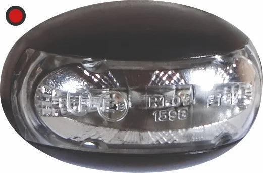 LED neonrote Begrenzungsleuchte | 12-24V | 50cm Kabel | MV-3000R