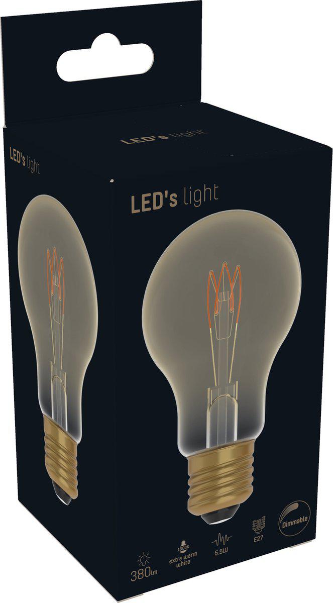 LED-Lampe E27 Gold – Vintage-Design – Dimmbar, extra warmweißes Licht
