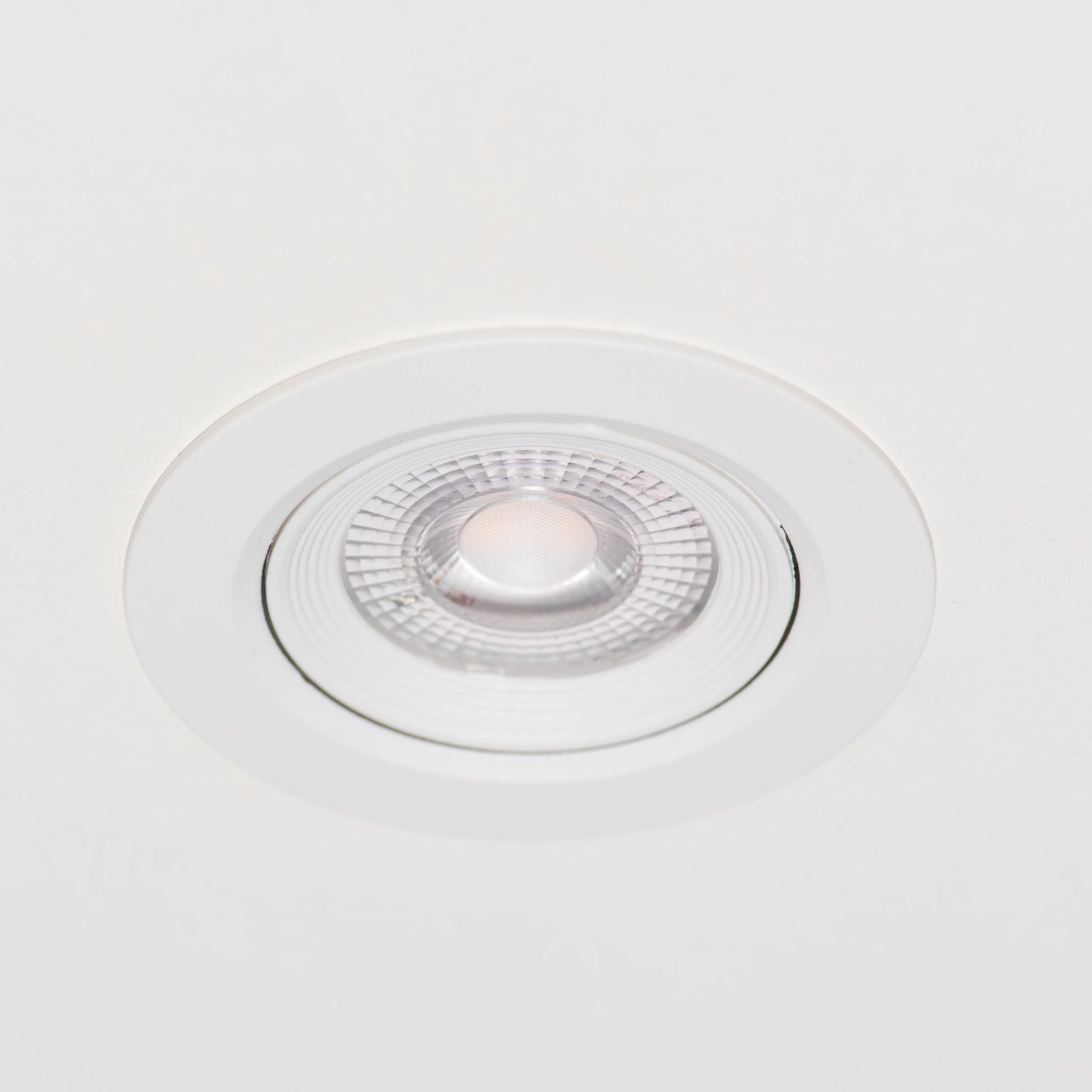 LED's Light 3-pack DimPro LED Recessed Spotlights White - Ø 68mm - Tiltable - Dimmable - Warm white