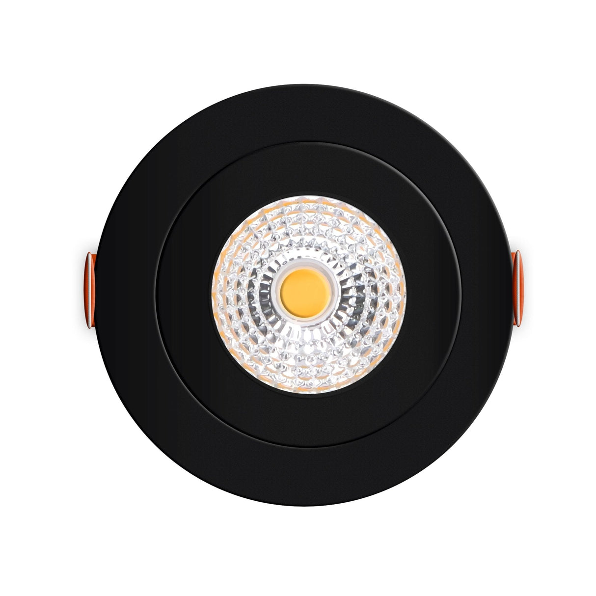 3 PACK - LED's Light Pro LED Inbouwspot Zwart - DimToWarm - Ø 68mm - Kantelbaar - Warm wit licht - CRI95- Dimbaar
