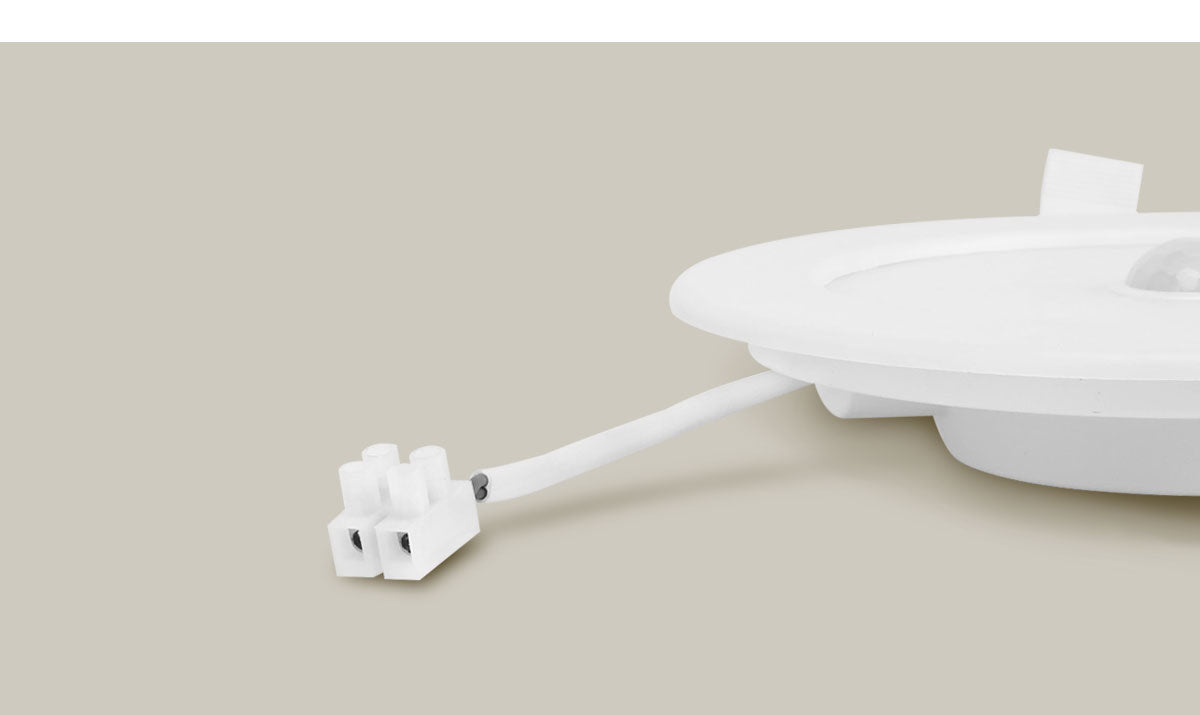 Downlight - inbouwspot Ø 17cm | LED 12W + PIR bewegingssensor | daglichtwit 6000K 230V - LEDPLANET.NL