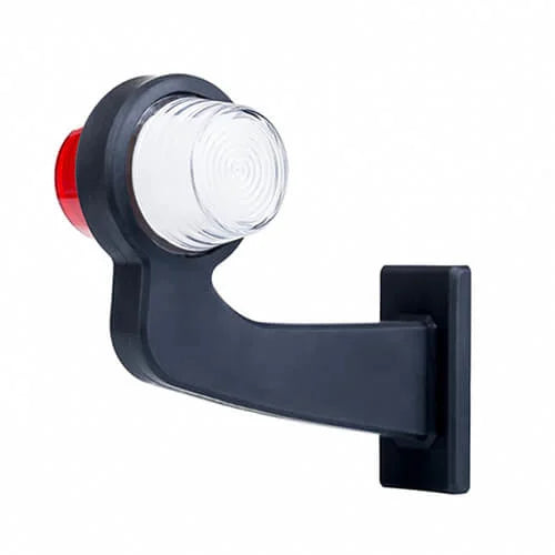 LED Pendellamp Rechts Haakse Steel Mat 12/24V | MB-1022RW