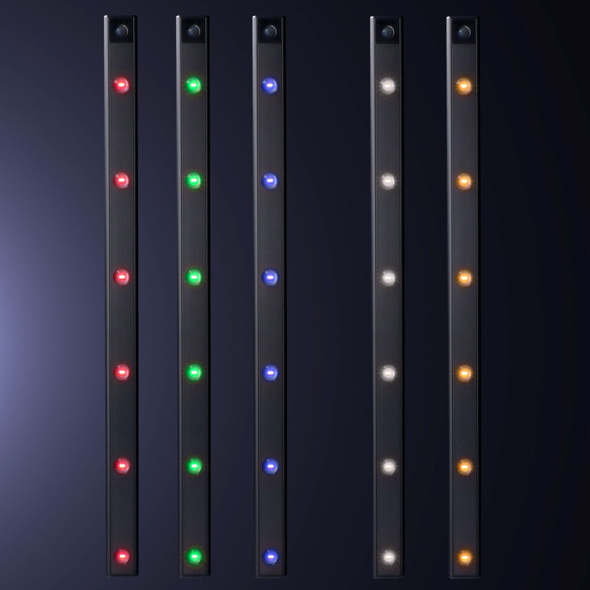 LED's Light EasyFix Kastverlichting met Bewegingssensor - RGB functie - 6 lichtpunten - Draadloos en oplaadbaar (USB-C) - 68,5 cm