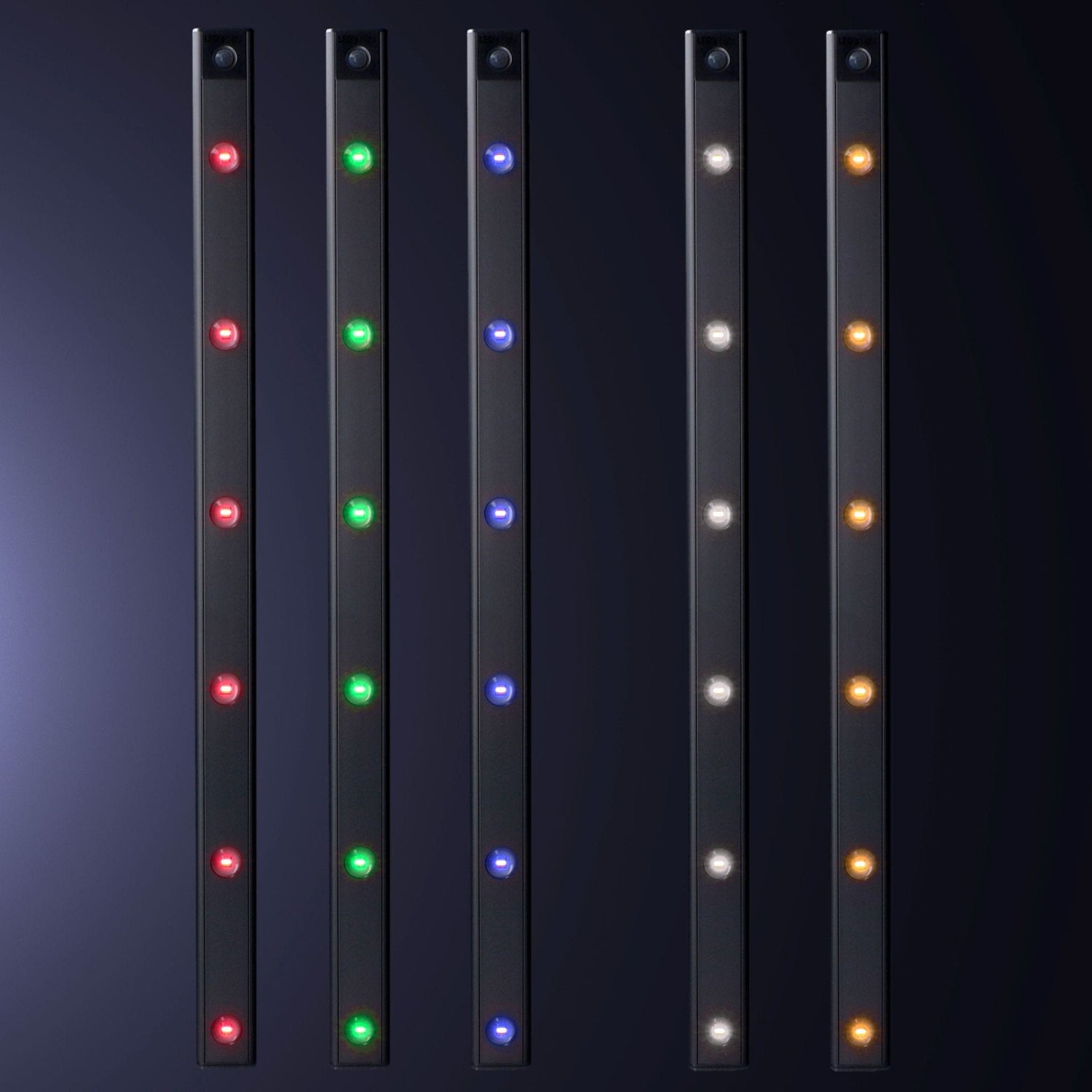 LED's Light EasyFix Kastverlichting met Bewegingssensor - RGB functie - 6 lichtpunten - Draadloos en oplaadbaar (USB-C) - 68,5 cm