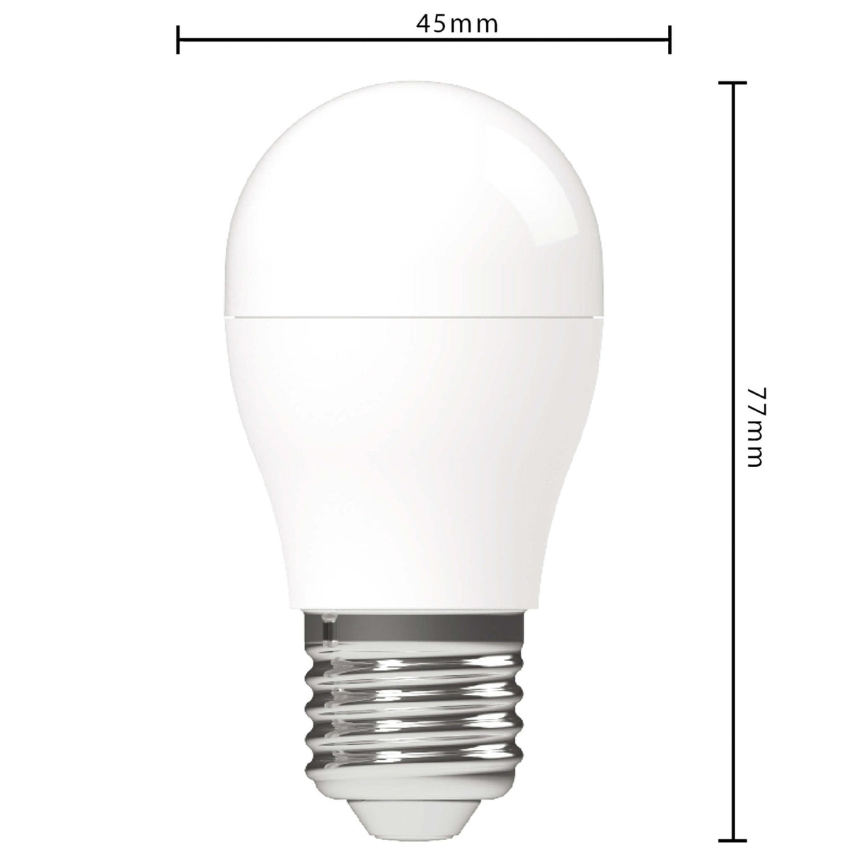 LED Ball Bulb 470 lumens - 2.9W - 3000K - E27 - Opal - Elite