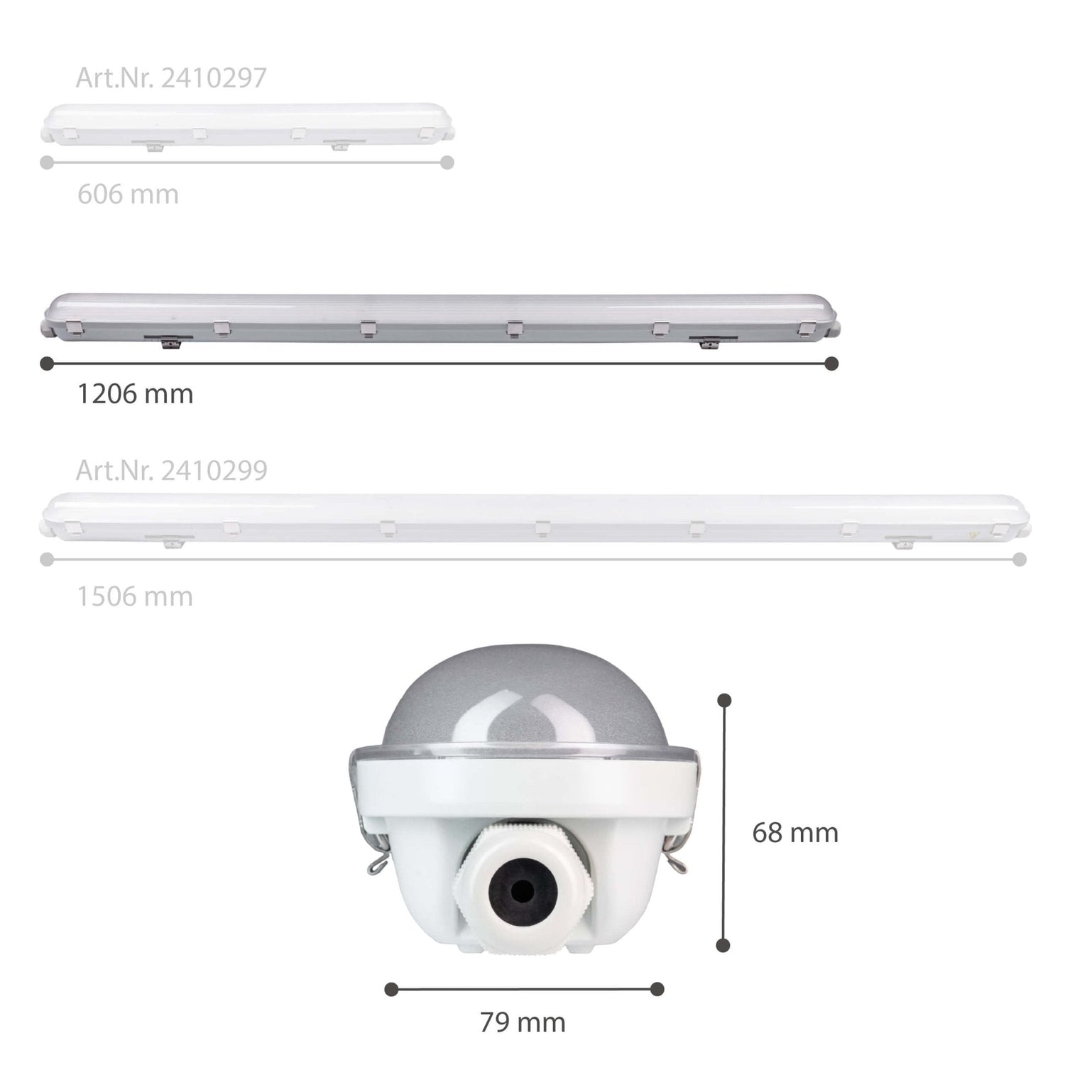 LED's Light Pro TL armatuur 120 cm - Energielabel B - Dimbaar licht - 5400 lm