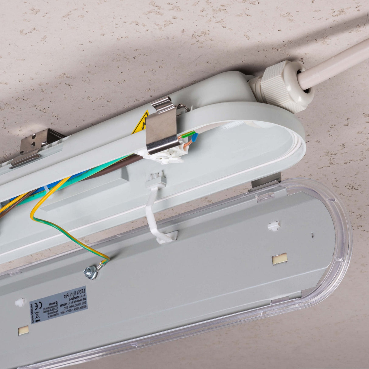 2 PACK - LED's Light Pro TL armatuur 150 cm - 40W - Energielabel B - Dimbaar licht - 7200 lm - 180Lm/W - IP65 - 4000K - IK08