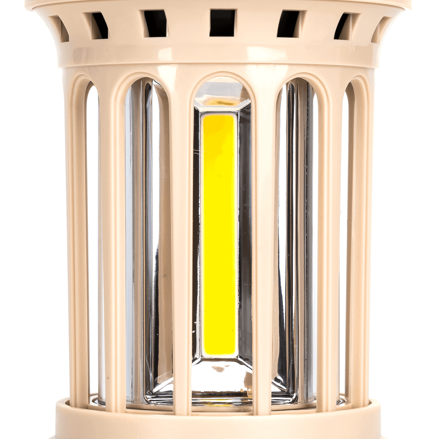Aigostar energiezuinige kampeerlamp in beige met helder LED-licht voor buiten gebruik