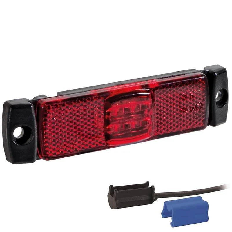 LED marker light red | 12-24v | 0.75mm². connector | M10MV-110R