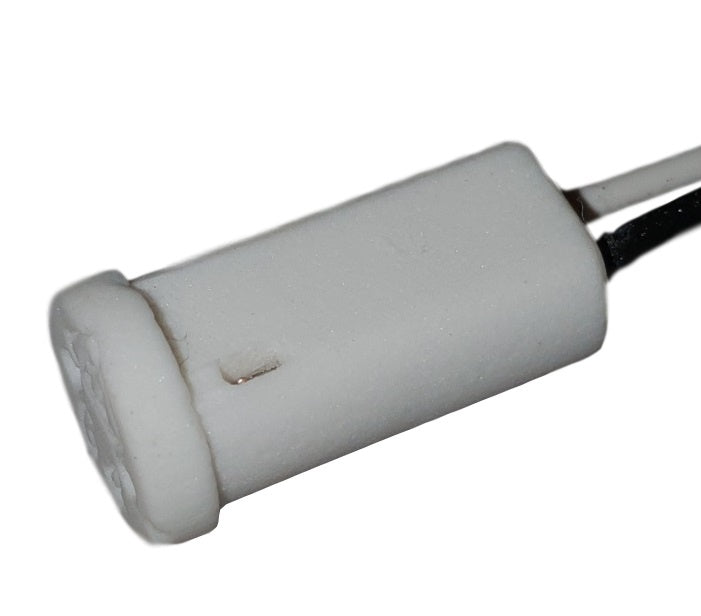 Fitting | LED lamp fitting | G4 fitting porselein | 18cm snoer | wit - LEDPLANET.NL