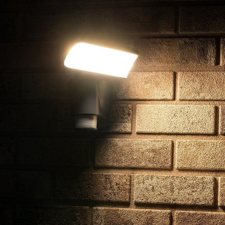 LED's Light LED Floodlight with Sensor - Automatic Motion Tracking - Anthracite