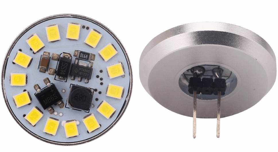 G4 spot warmwit | steeklampje 3000K | LED 2.5W=25W halogeenlamp | 10 - 30VDC - LEDPLANET.NL