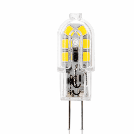 G4 steeklampje daglichtwit | LED spotje 1.3W~130Lm=13W | 6500K 12V DC - LEDPLANET.NL