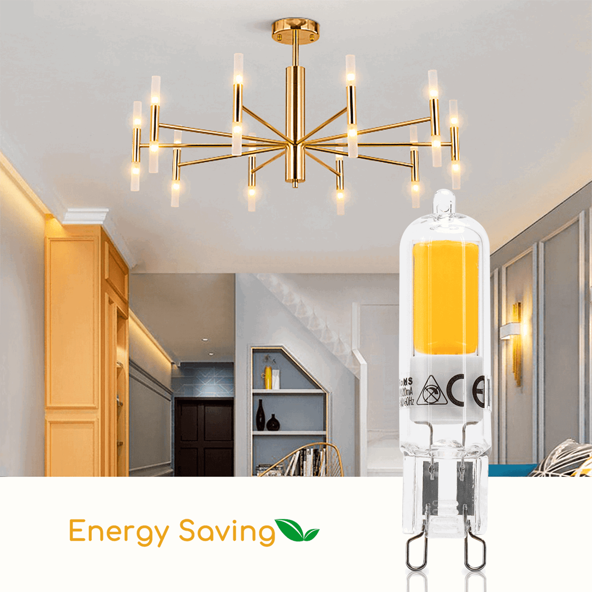 G9 steeklampje - 5 stuks - LED 2,2W - warmwit 3000K - vervangt 25W halogeen - 250 lumen - LEDPLANET.NL