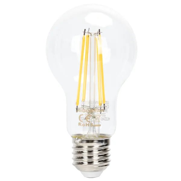 Gloeilamp E27 dimbaar warmwit | A60 LED 6W~600Lm=51W halogeen verlichting | helder glas - 2700K - LEDPLANET.NL