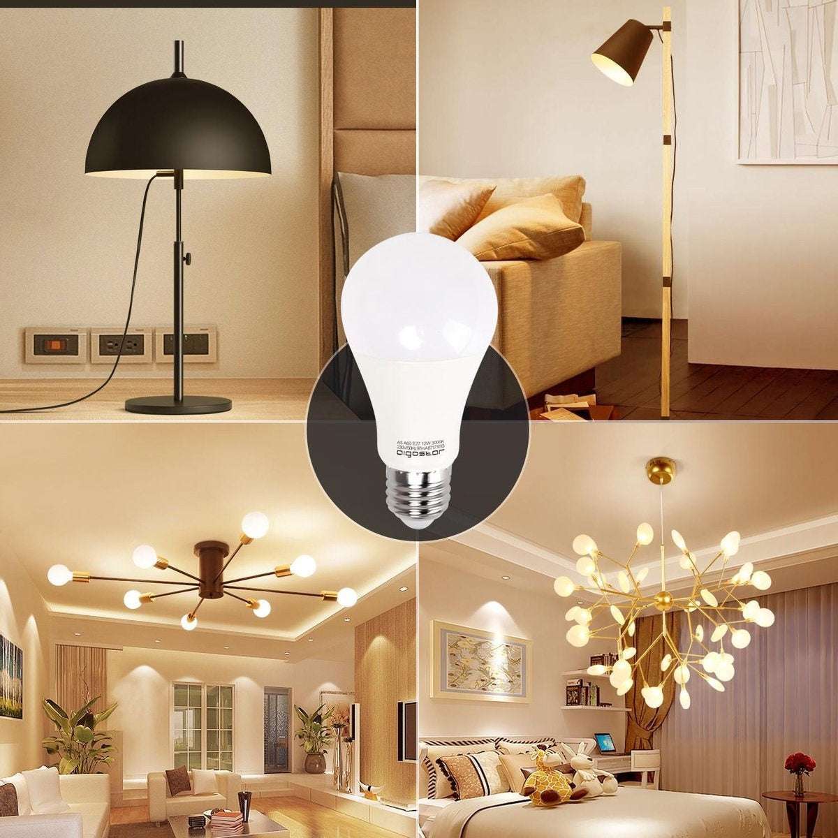 Gloeilamp E27 | LED 12W~100W halogeenvervanger | warmwit 3000K 984Lm | 5 stuks | 230V - LEDPLANET.NL