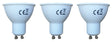 GU10 spot 3 stuks | PAR16 bajonetsluiting | 3W=20W | warmwit 3000K - LEDPLANET.NL