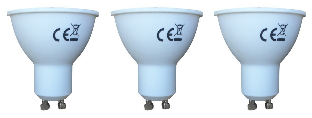 GU10 spot 3 stuks | PAR16 bajonetsluiting | 3W=20W | warmwit 3000K - LEDPLANET.NL