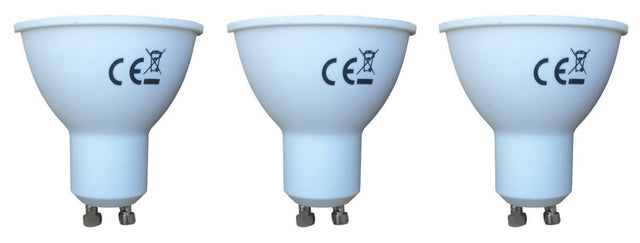 GU10 spot 3 stuks | PAR16 bajonetsluiting | 3W=20W | warmwit 3000K - LEDPLANET.NL