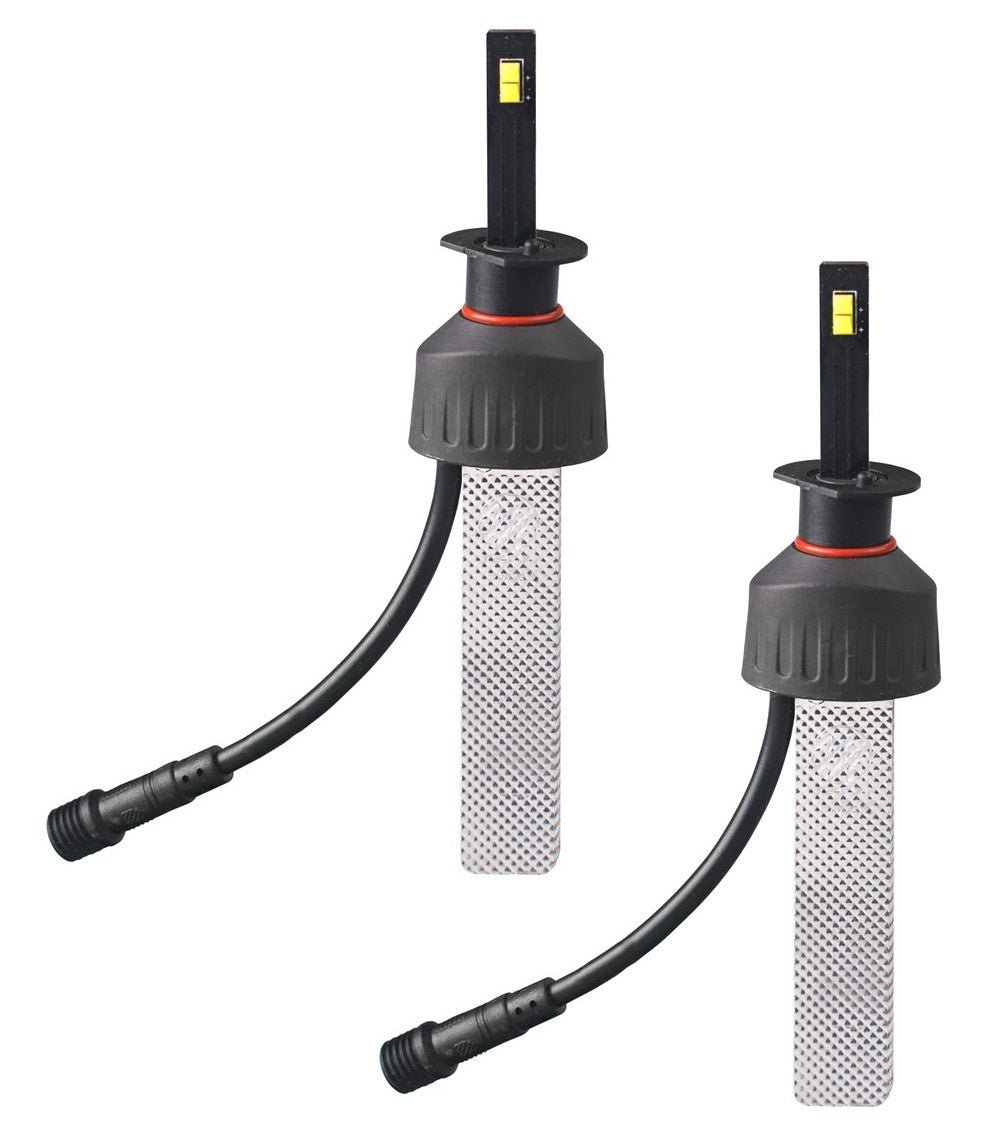 H1 koplamp set - daglichtwit 5700K - 60 Watt & 5200 Lm | 12V & 24V DC - passieve koeling - LEDPLANET.NL